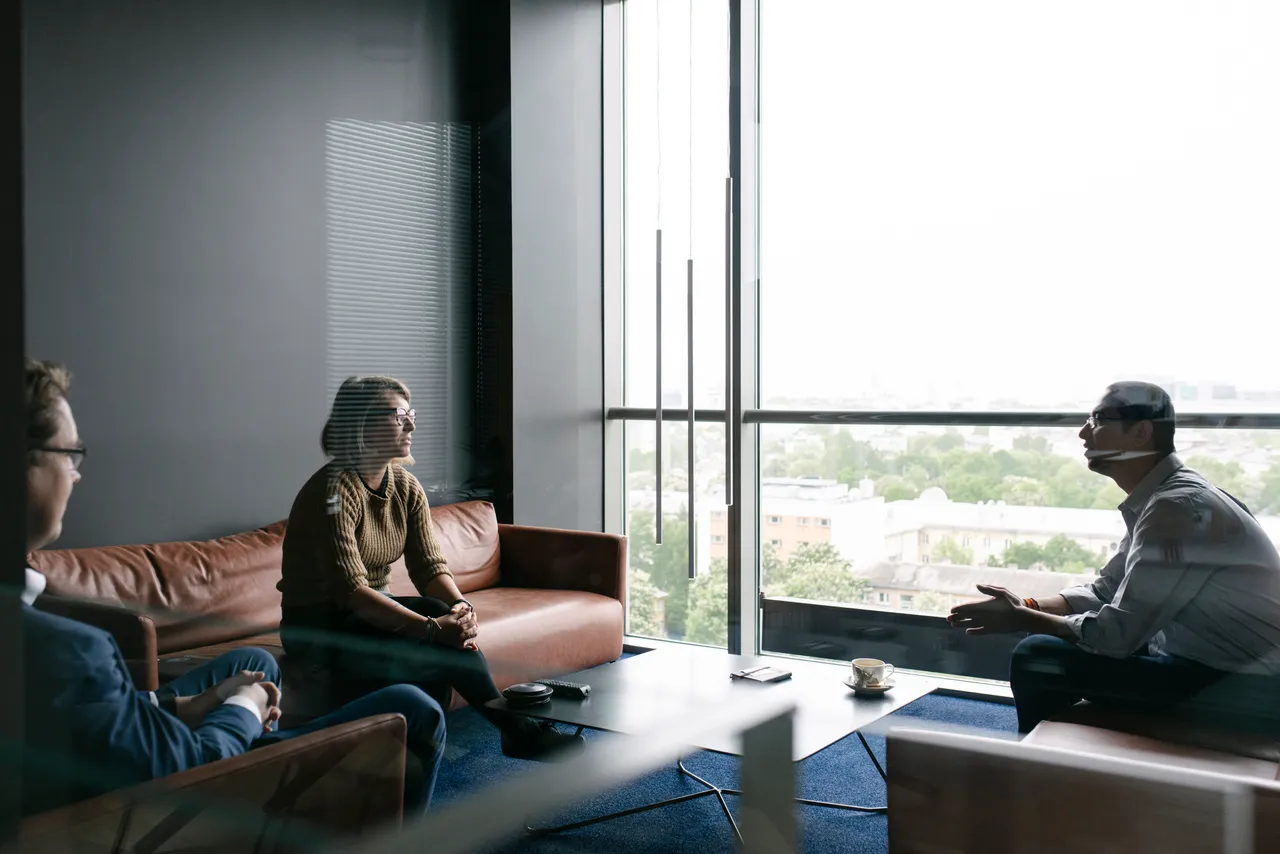 Job interview three people