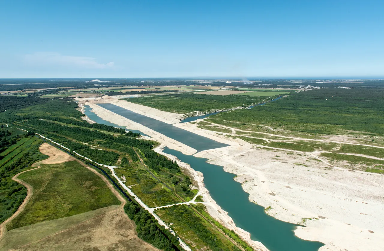 Aidu quarry after the end of oil shale mining