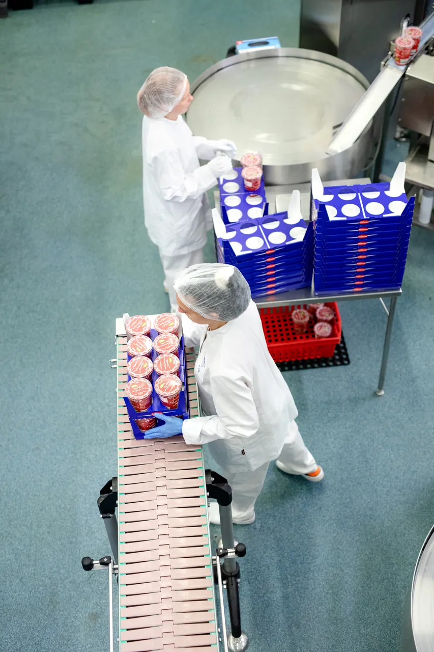 Dairy production line