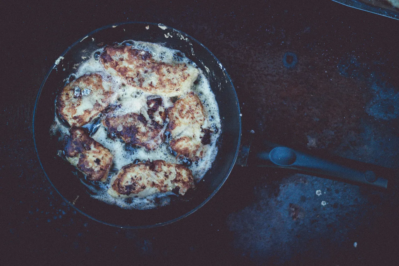 Cooking Fish on the Fire