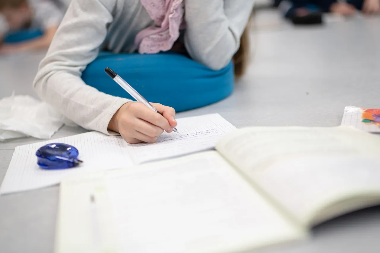 Children in classroom