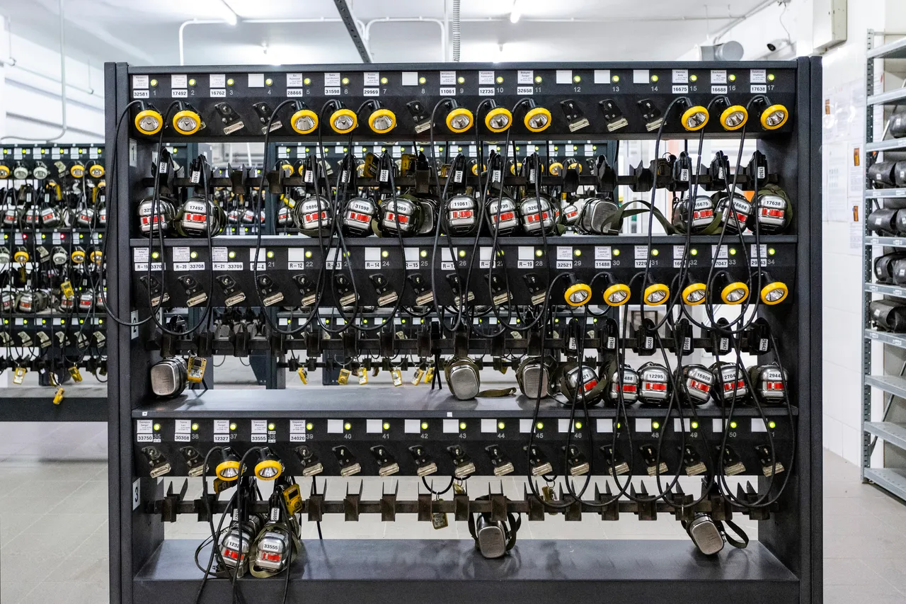 Eesti Energia Estonia underground miner lamps