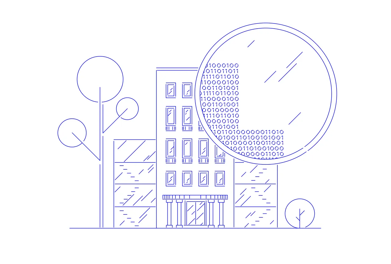 Data embassy Illustration