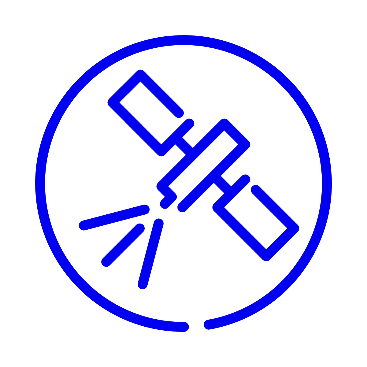 Optical satellite Icon