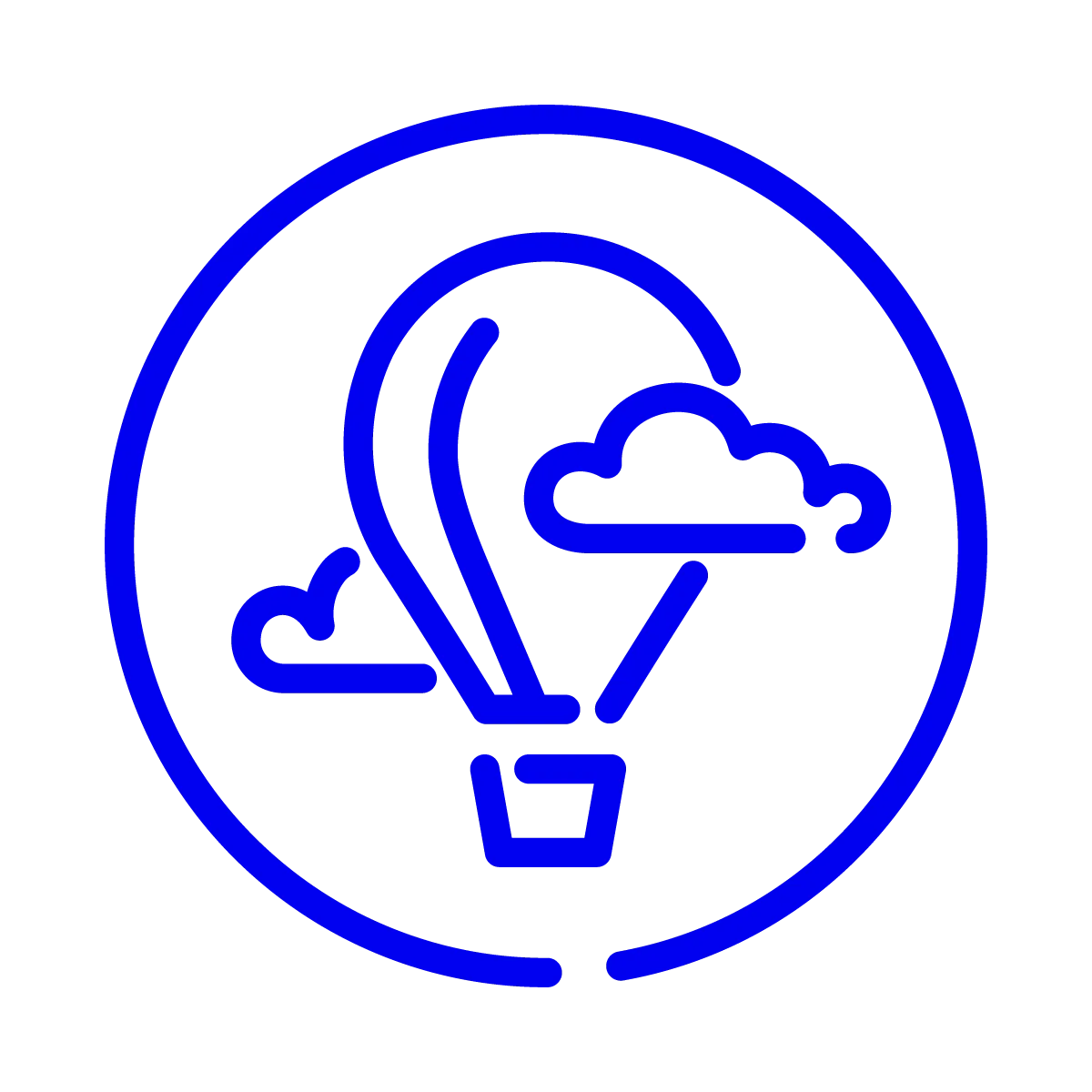 Hot air balloon Icon