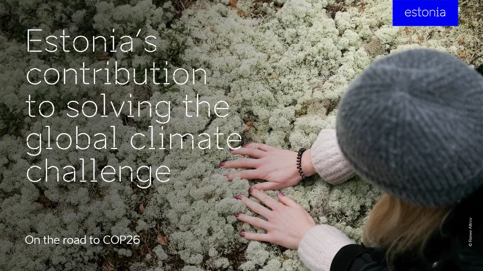 Estonia's contribution to solving the global climate challenge presentation