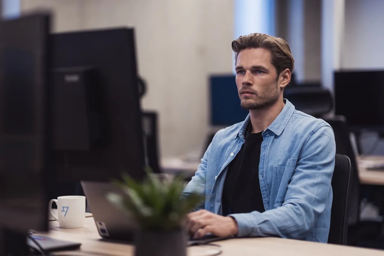 Man working at office