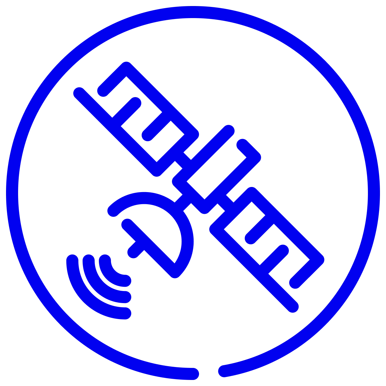 Communication Satellite Icon