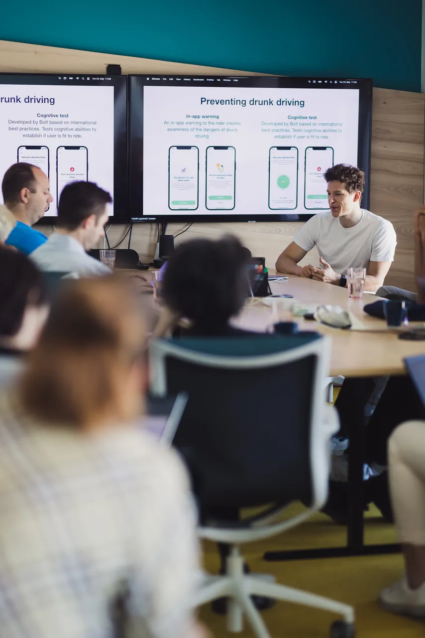 People at the Bolt office