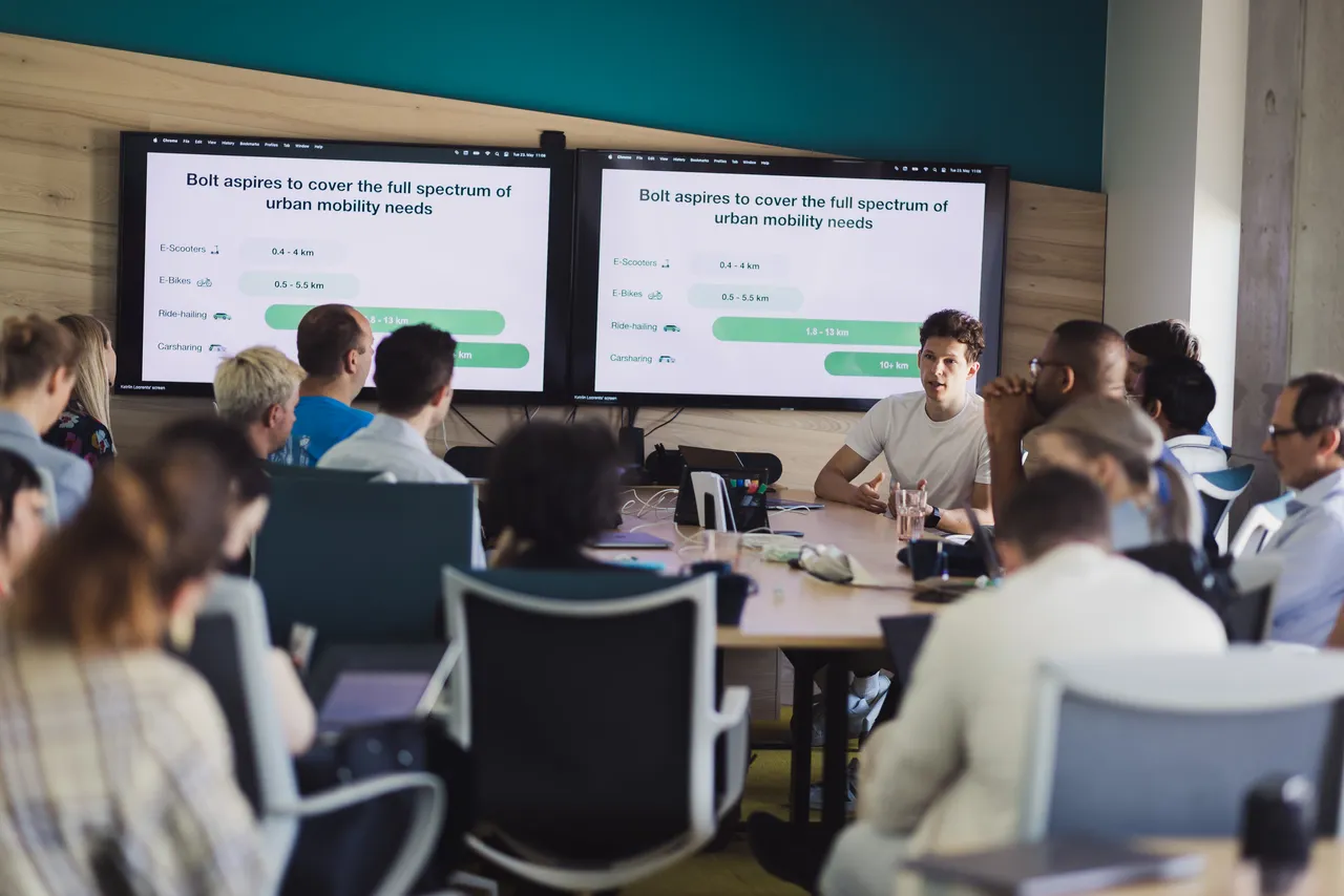 People at the Bolt office