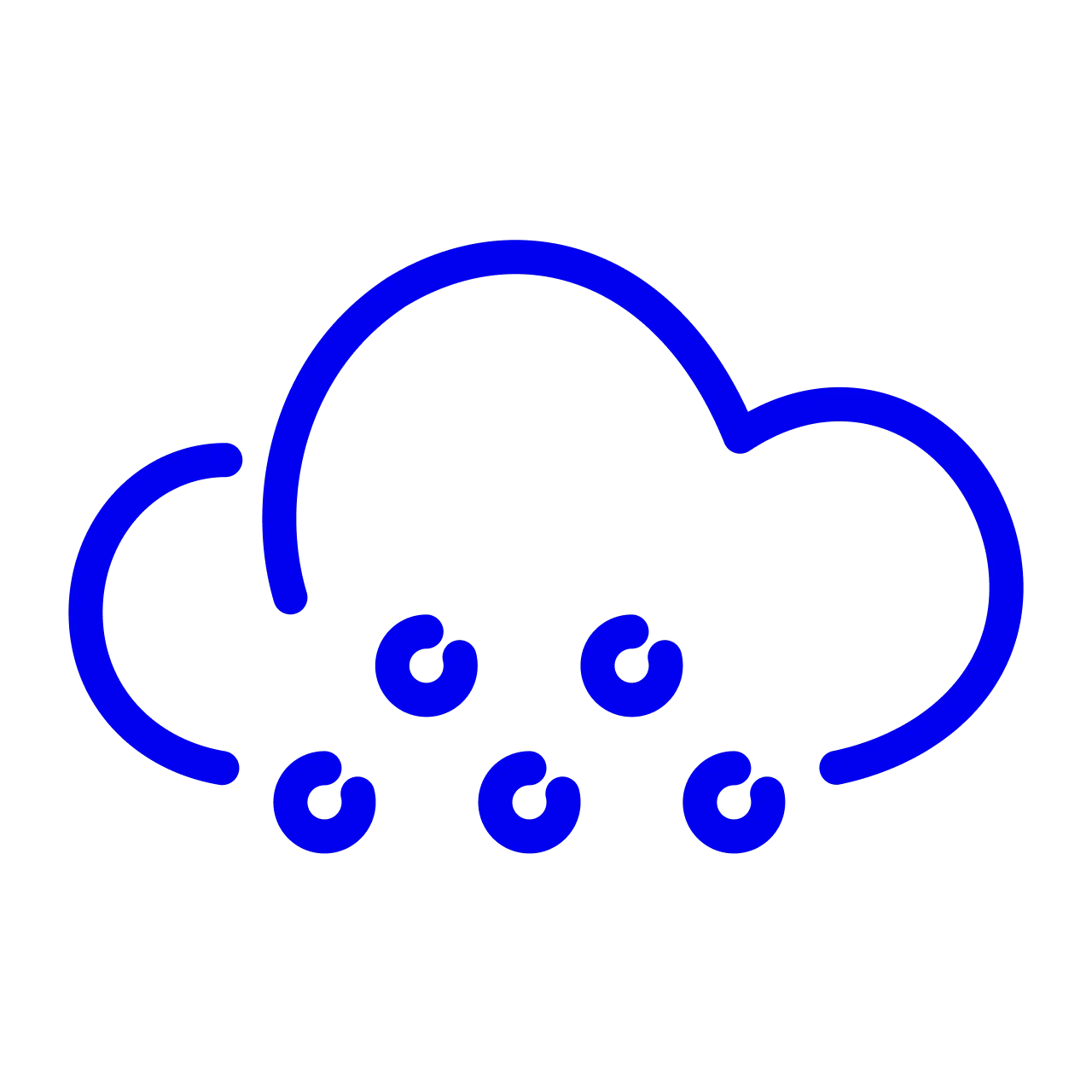 Hail cloud Icon