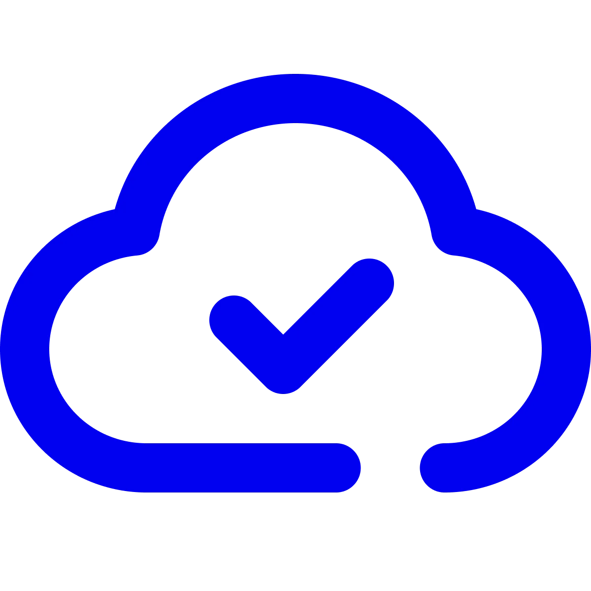 Cloud check Icon