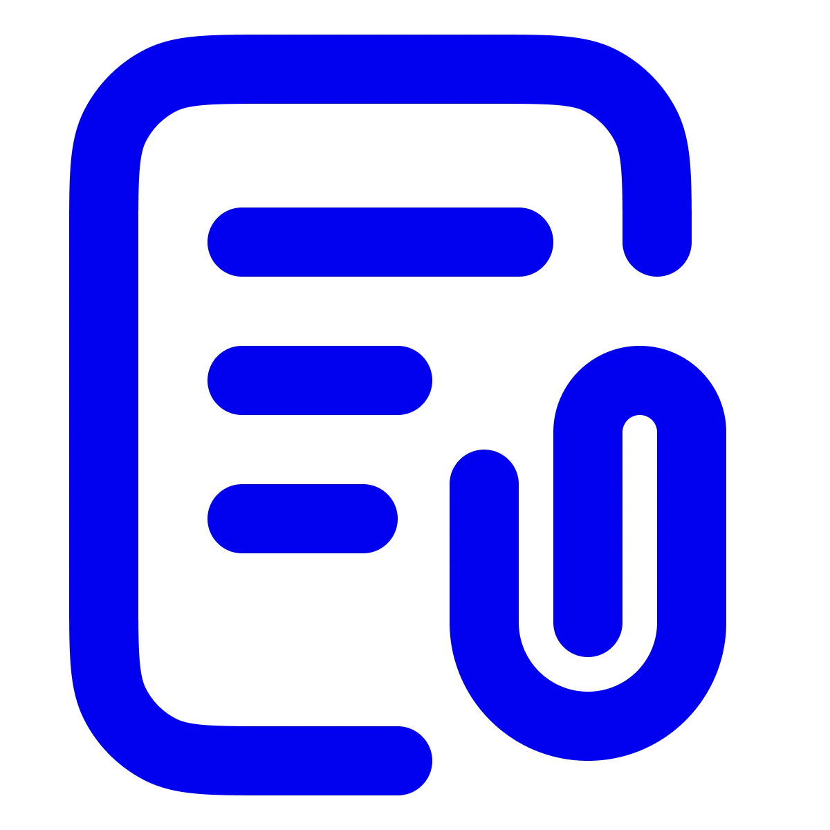 File attachment Icon