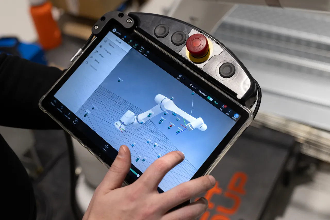 Industrial Robot Control Screen