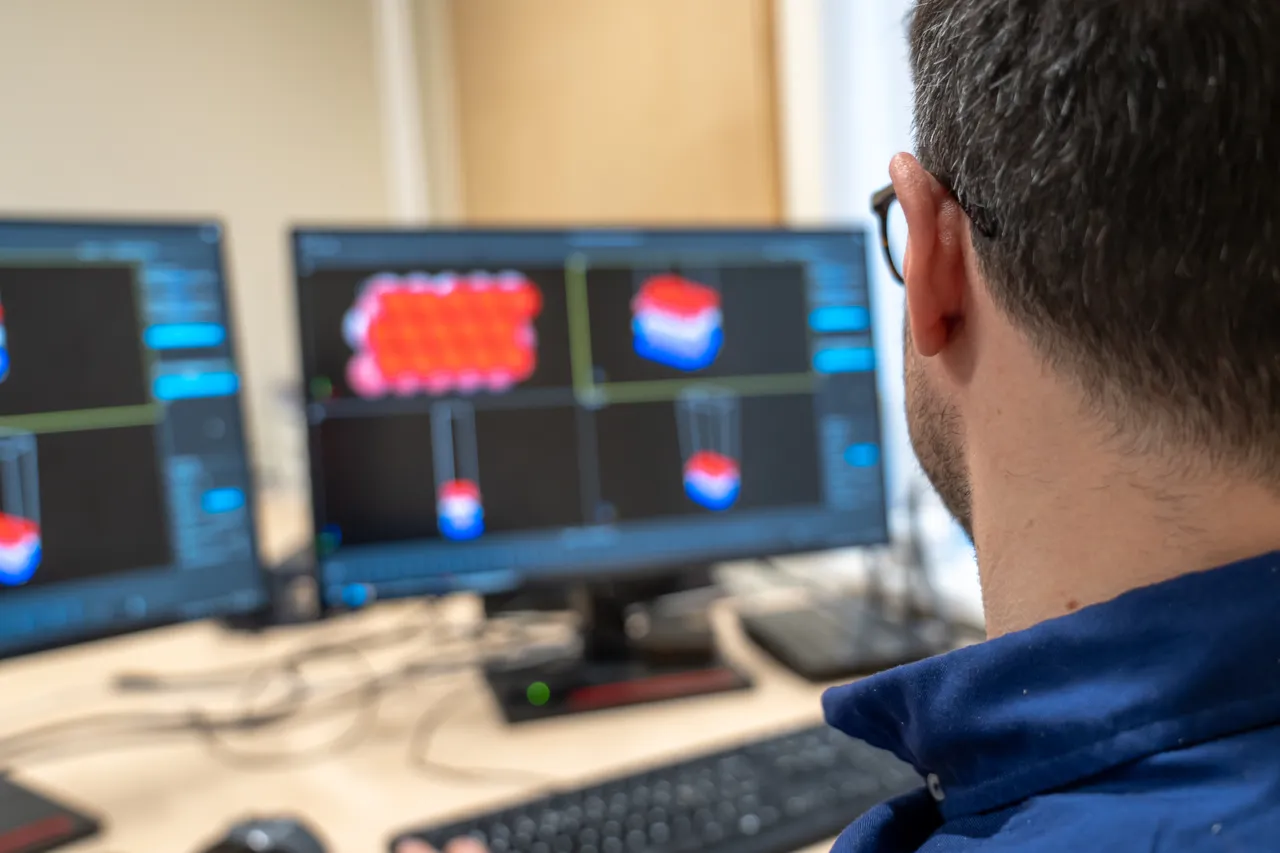 Man behind the computer