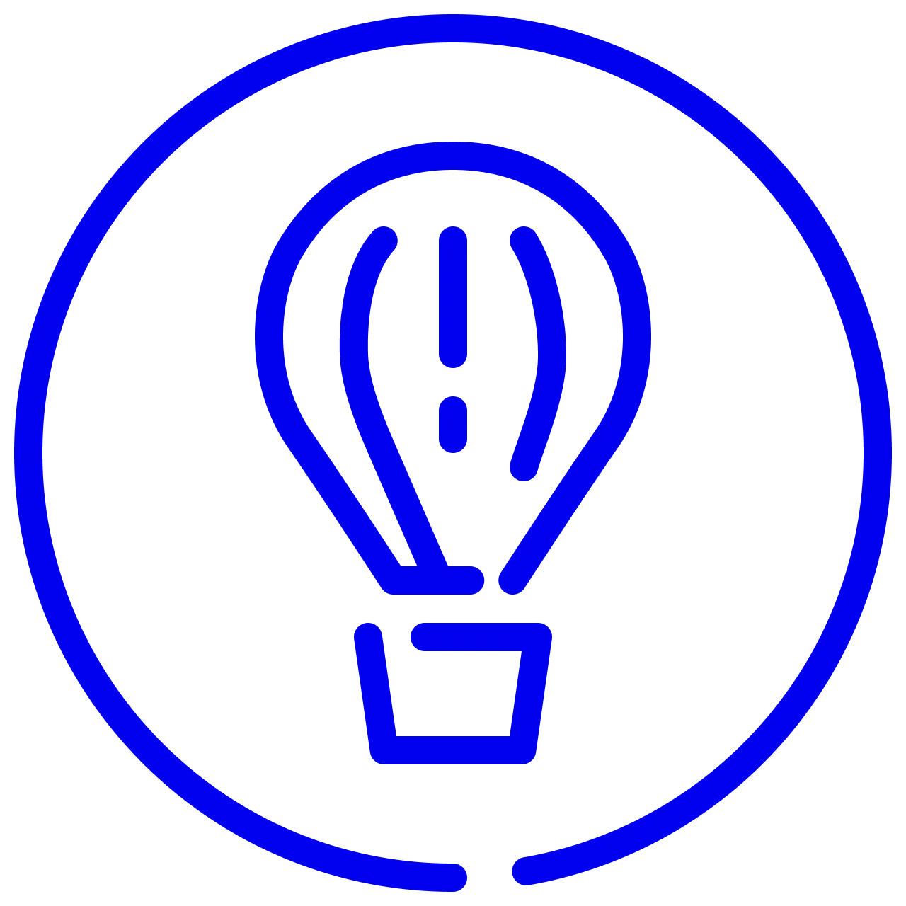 Hot air balloon Icon