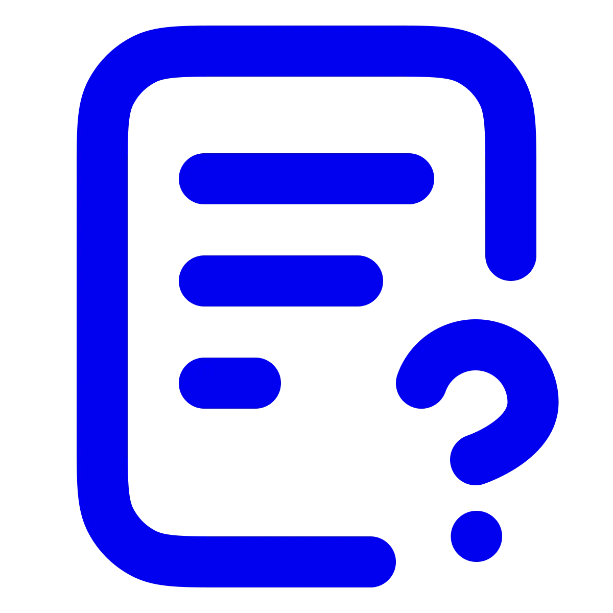 File question Icon