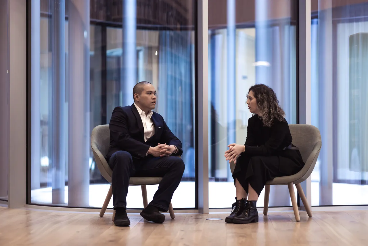 Conversation in the centre