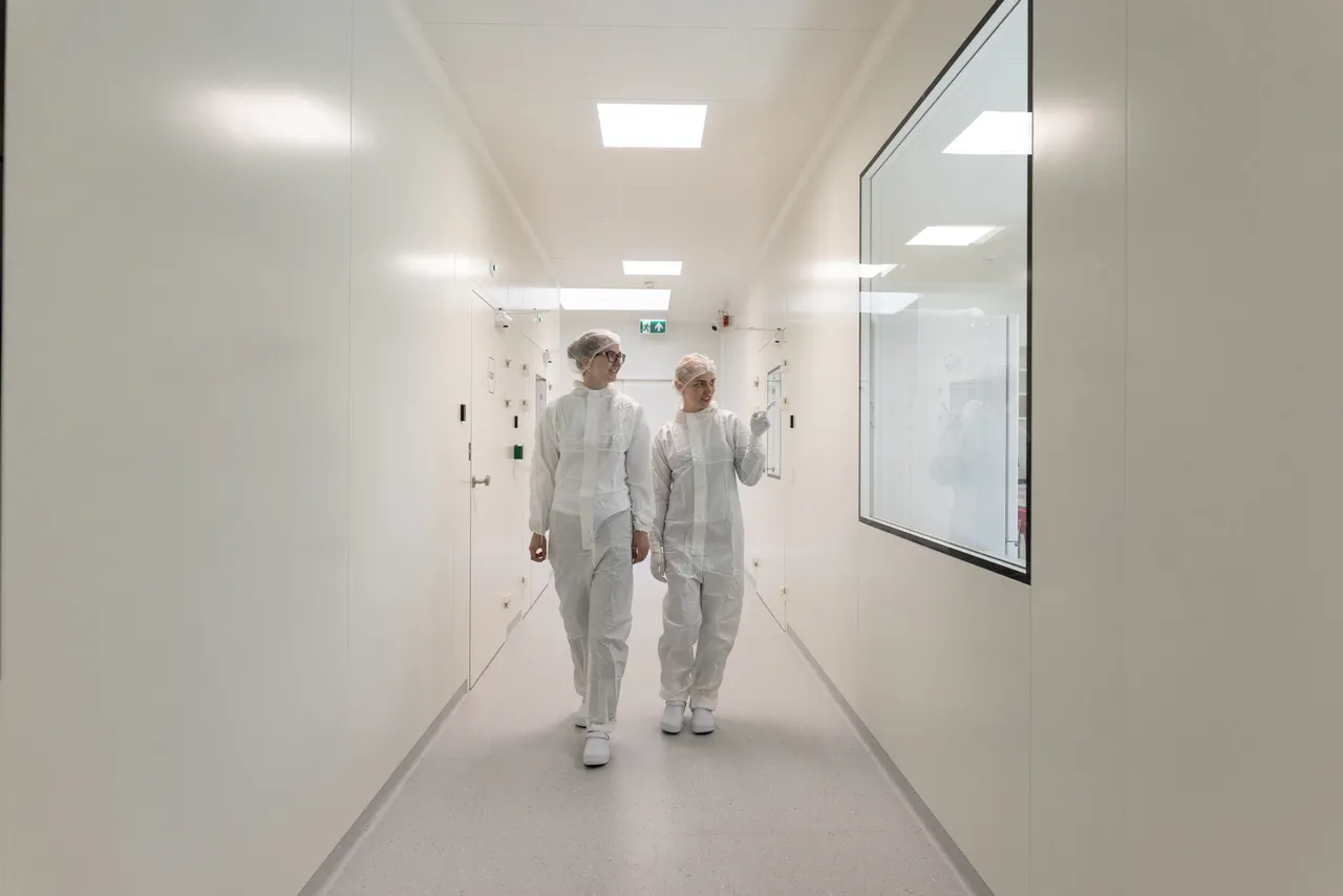 Scientists in lab environment