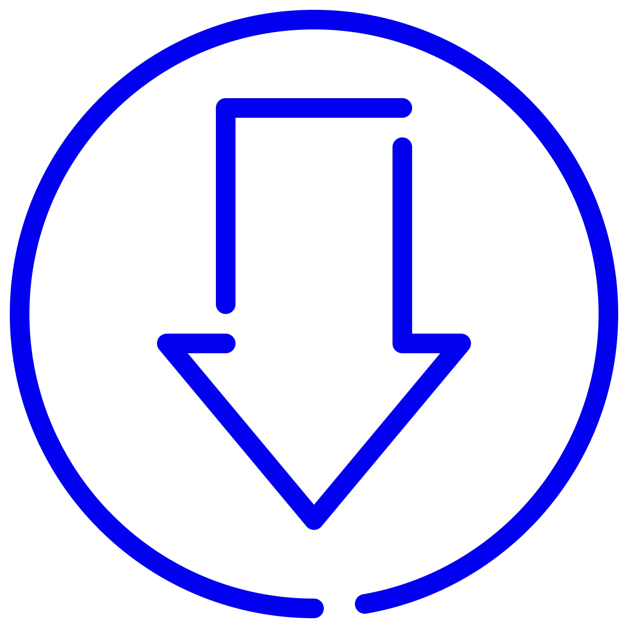 Arrow Down Icon