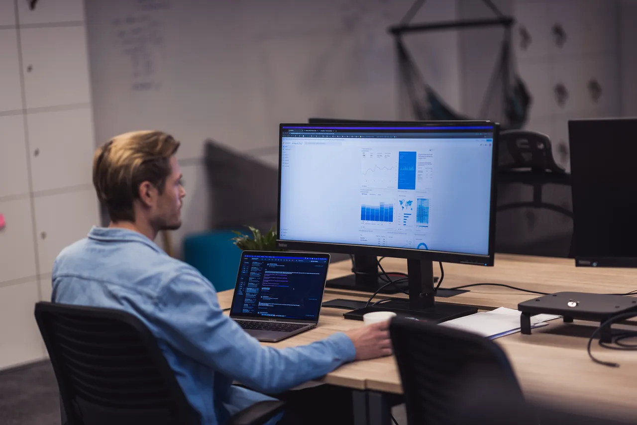 Man working at office