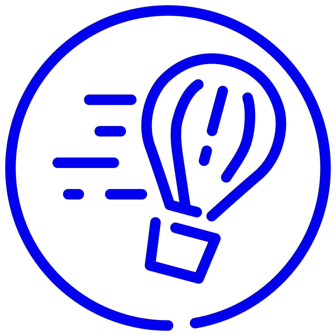 Hot air balloon Icon