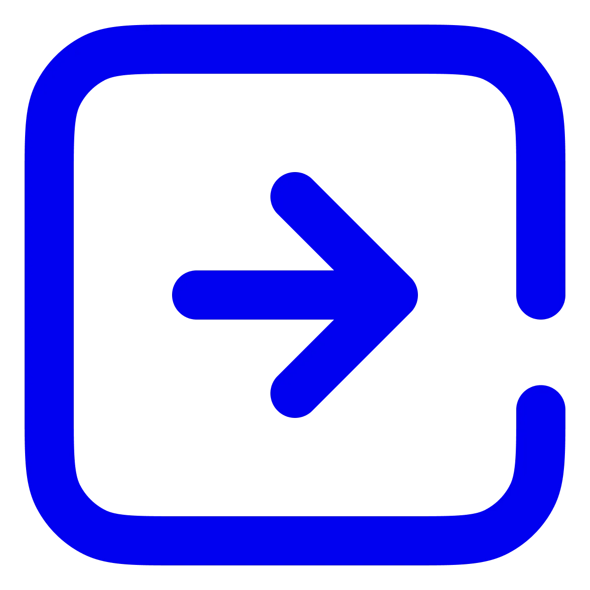 Arrow square right Icon