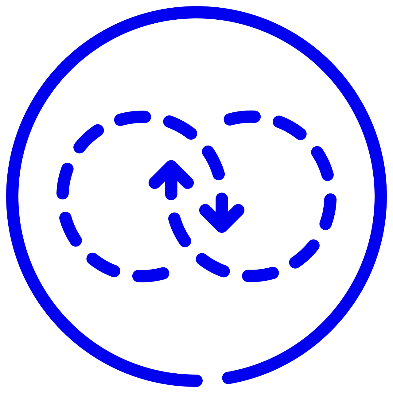 Seamless transparent services Icon