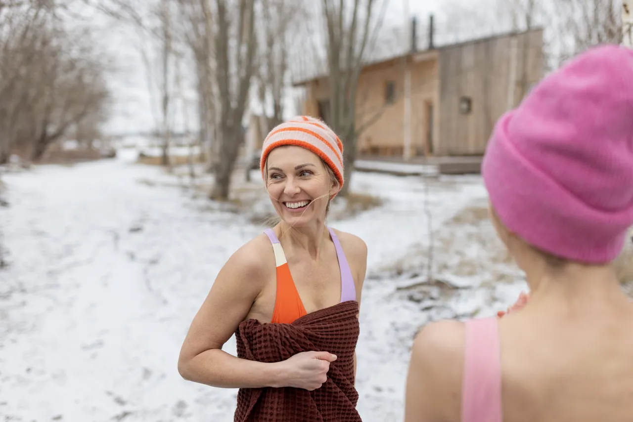 Winter sauna