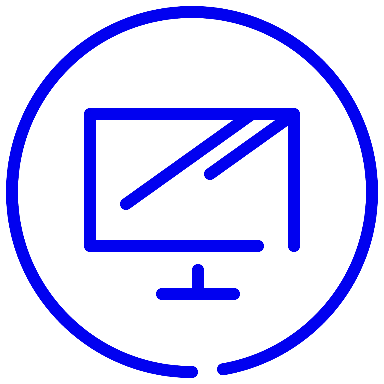 Desktop TV Icon