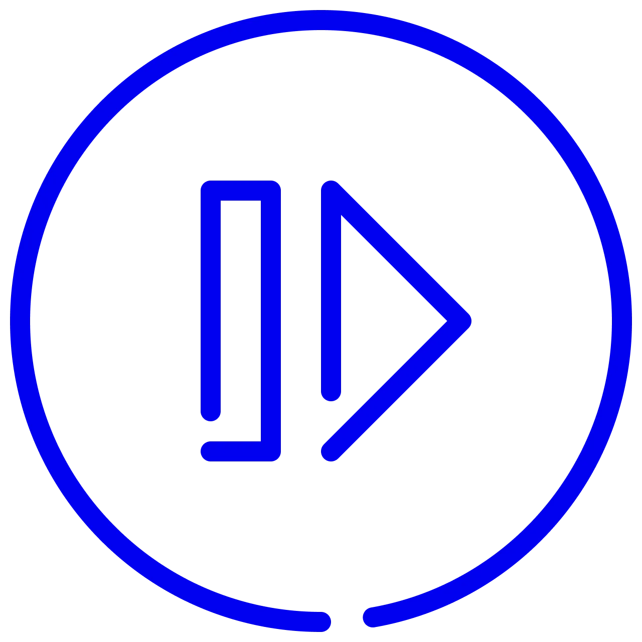 Skip forward Icon
