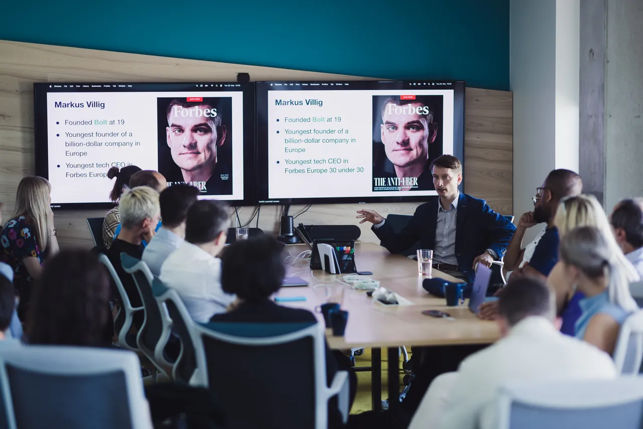 People at the Bolt office