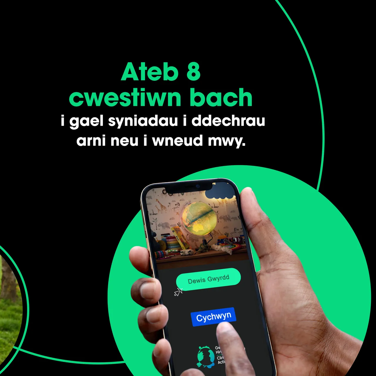 Gweithredu Ar Hinsawdd - Dewis Gwyrdd - Cym v3 - 4500x4500