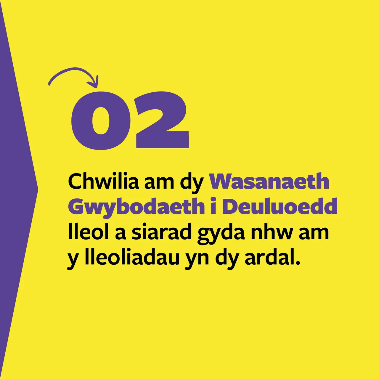 Social media - Carousel 01 - 03 - CYMRAEG