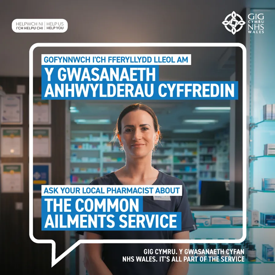 'Common Ailments Service' Static Asset 1 (Bilingual)