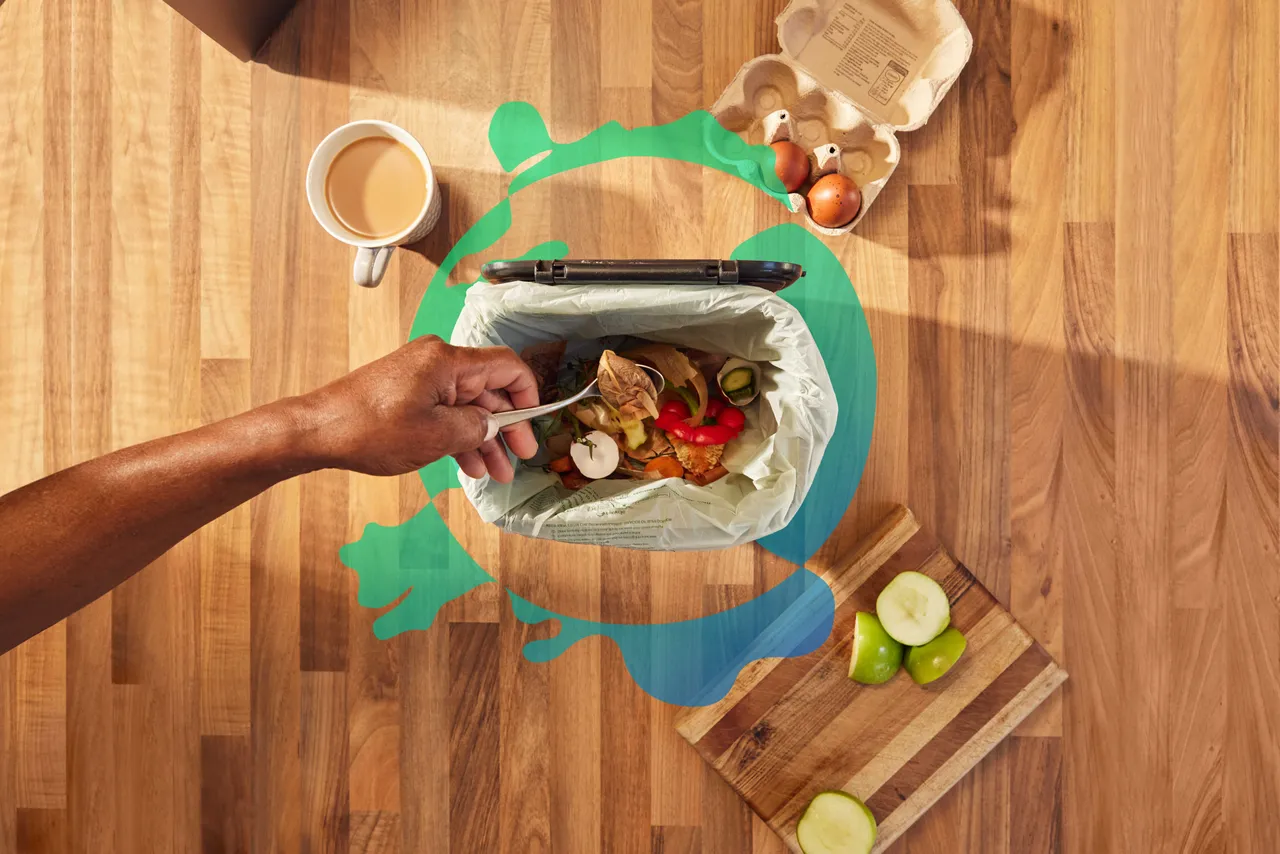 CAW FOOD WASTE PHOTO WITH LOGOMARK RGB