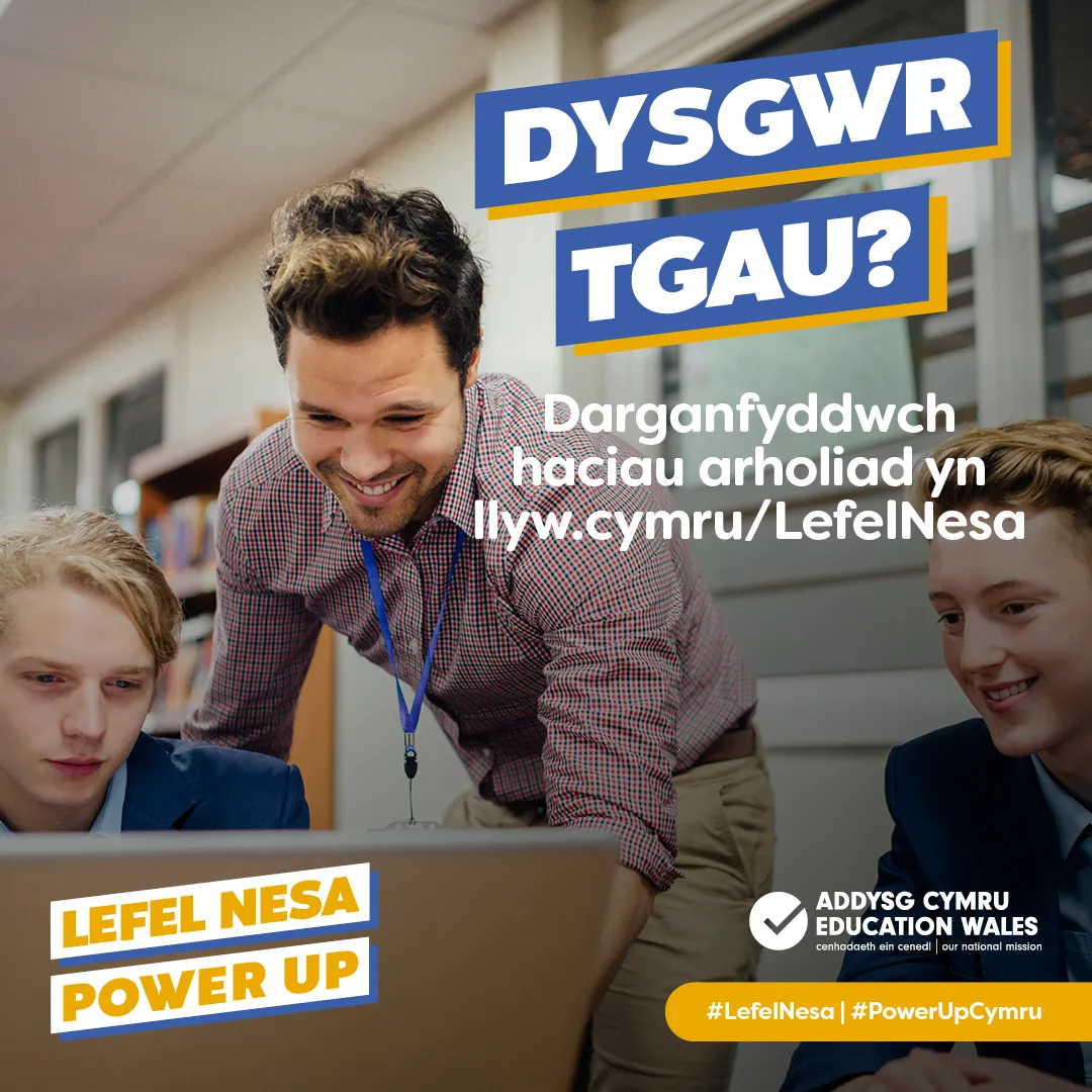 8447 GCSE learner exam hacks 2 - social asset - cymraeg