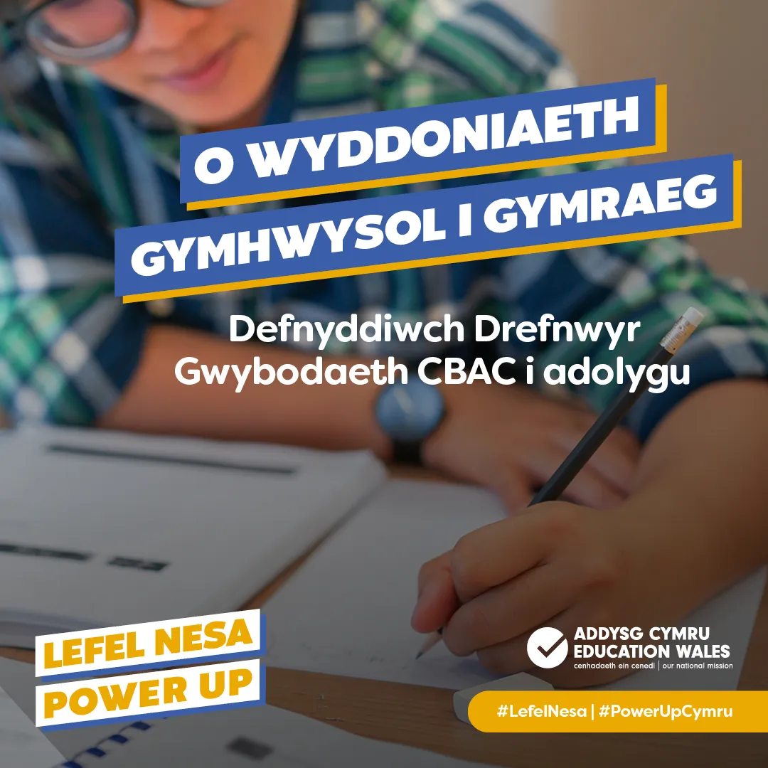 8819 WJEC Knowledge Organisers static - cymraeg