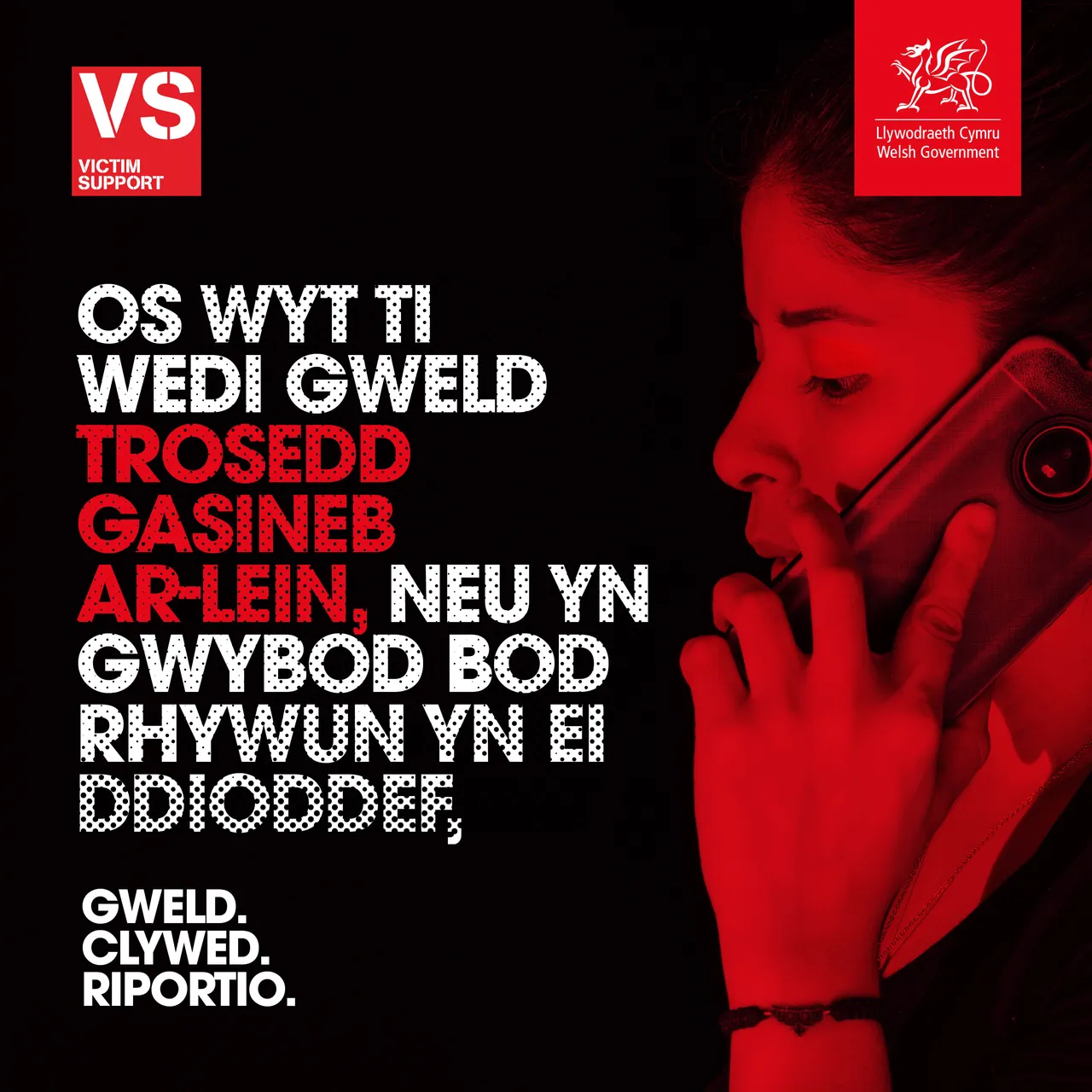 Online Hate Bystander Carousel  - CYMRAEG 3