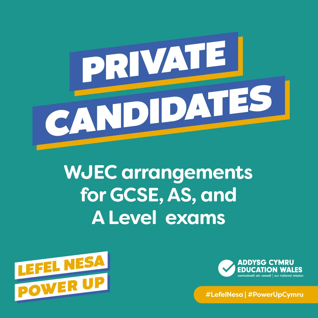 Private candidates - WJEC arrangements - English