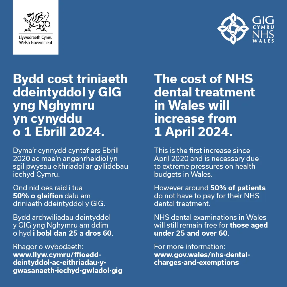 Dental Charges Social 1000x1000 Blue BILINGUAL
