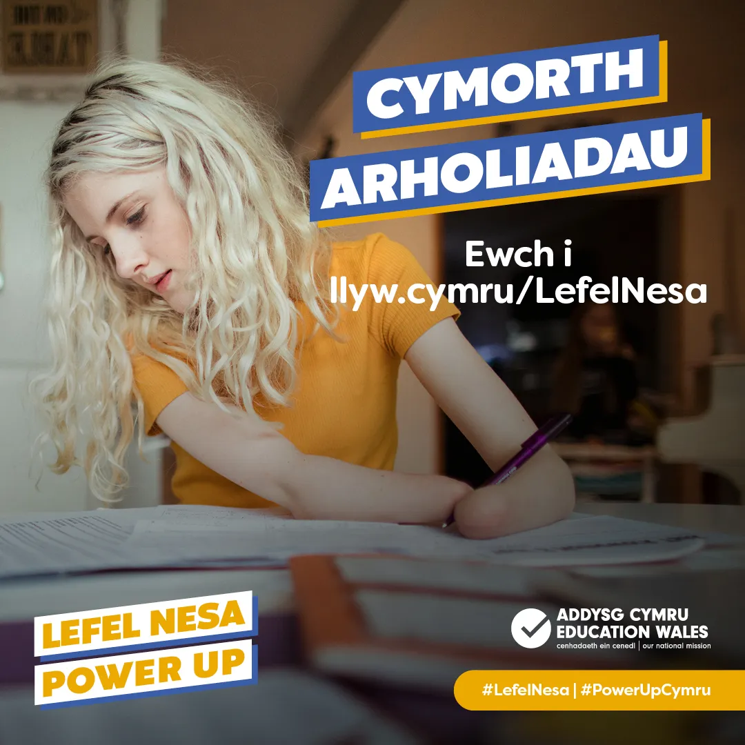 8456 Exam walk-through - social asset - cymraeg