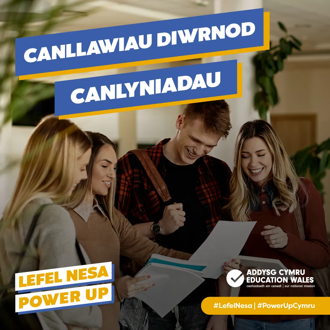 8813 Results day guidance static - cymraeg