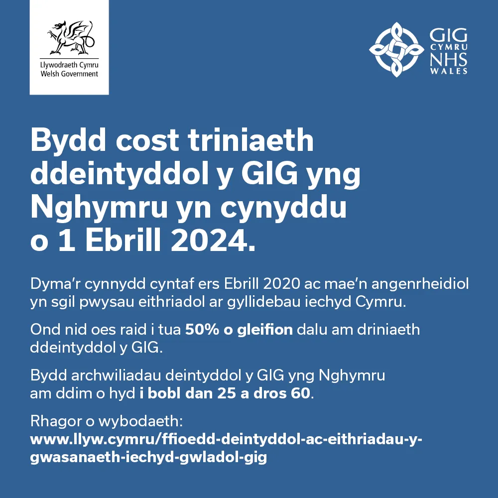 Dental Charges Social 1000x1000 Blue CYMRAEG