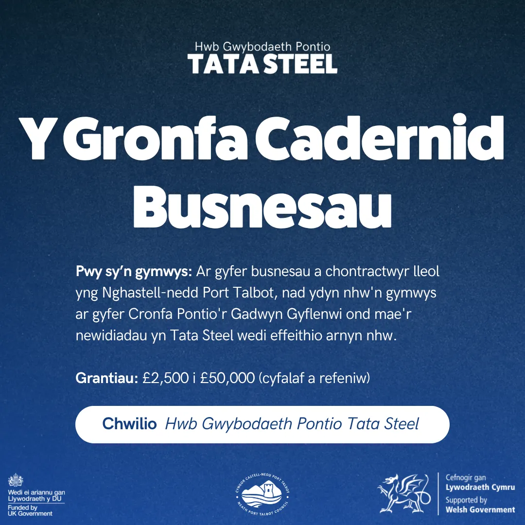 Y Gronfa Cadernid Busnesau - 1080 x 1080 [Social]