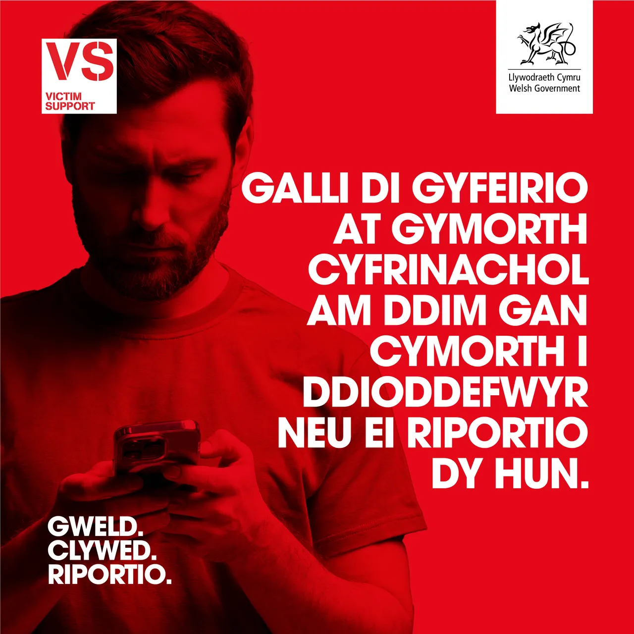 Online Hate Bystander Carousel  - CYMRAEG 4