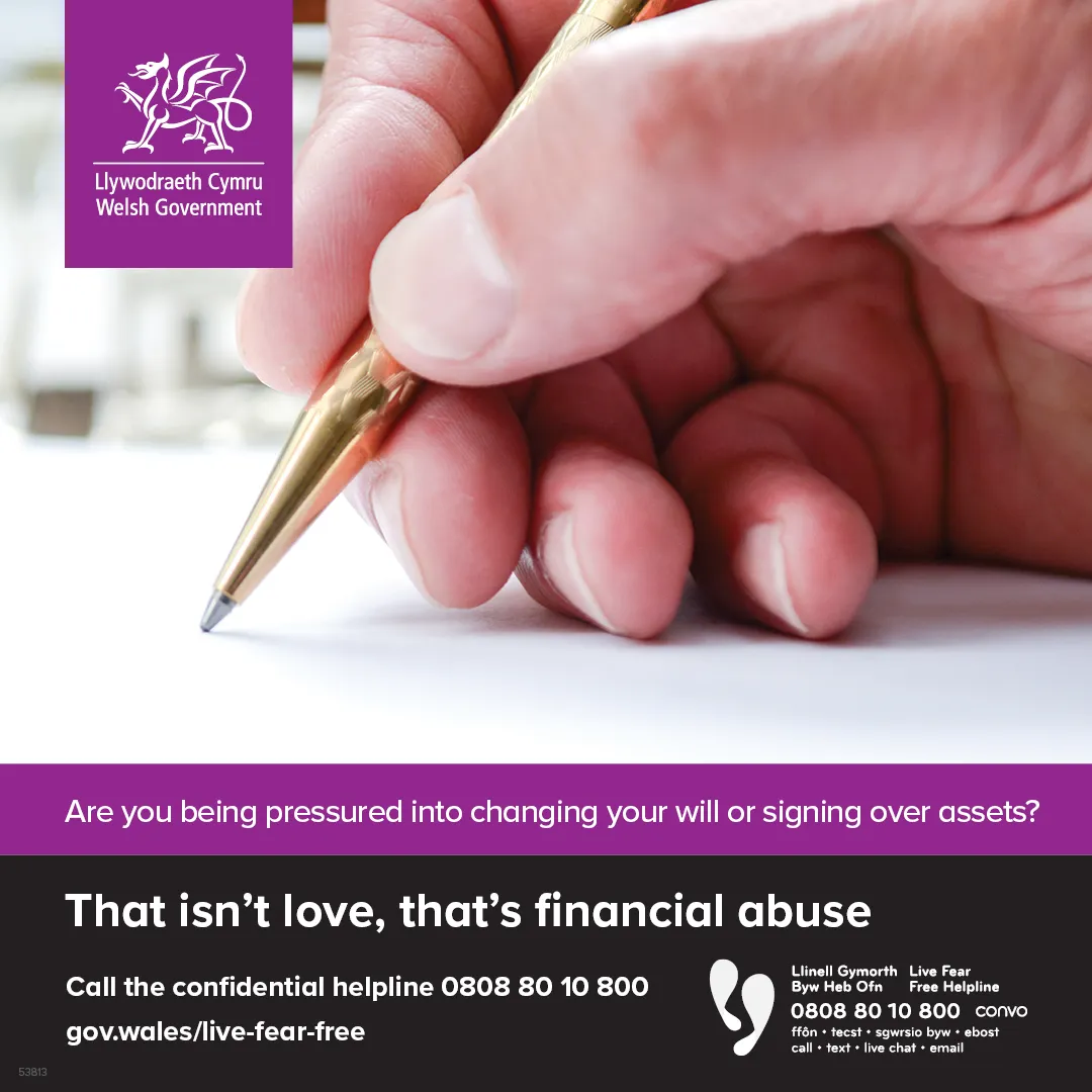 Financial abuse of older people Will (E)