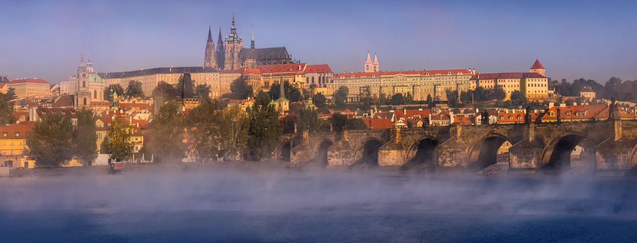 Pražský hrad Prague Castle panorama