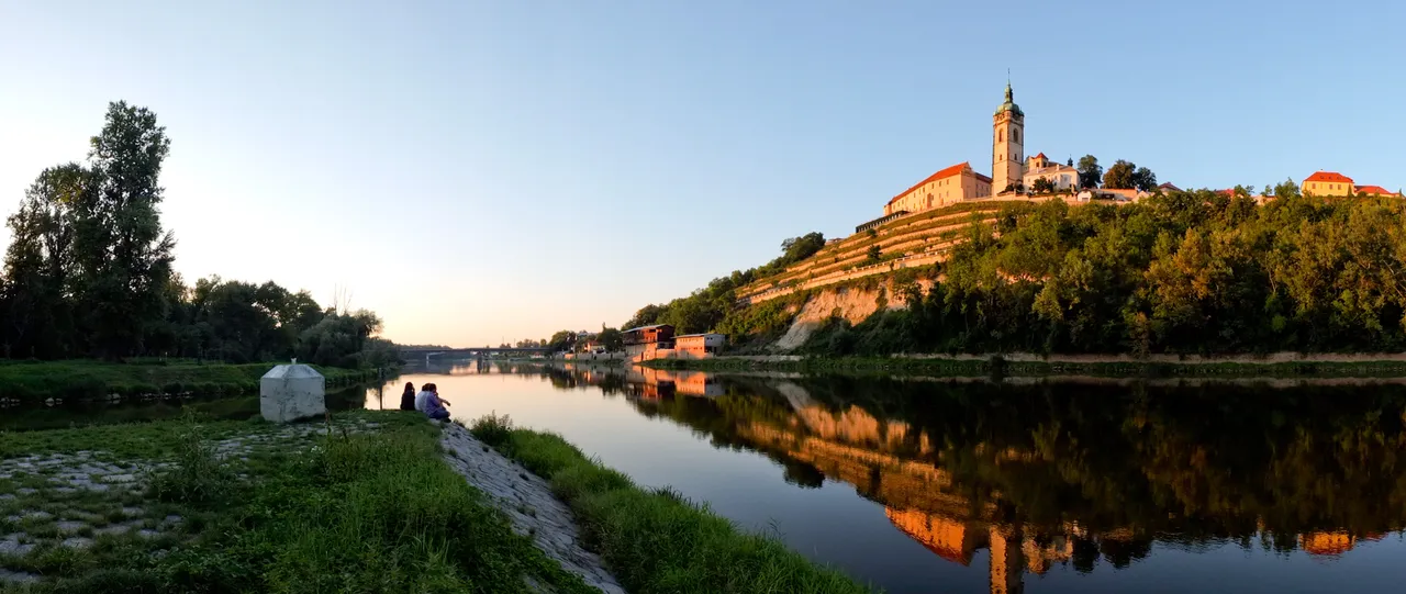 Město City Mělník panorama