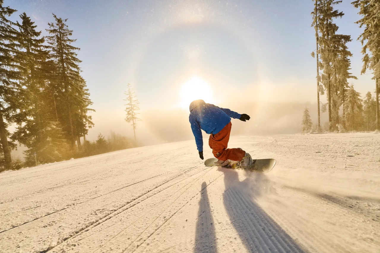 Snowboarding na Lipně